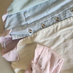 Pastel Contrast Jean Jacket